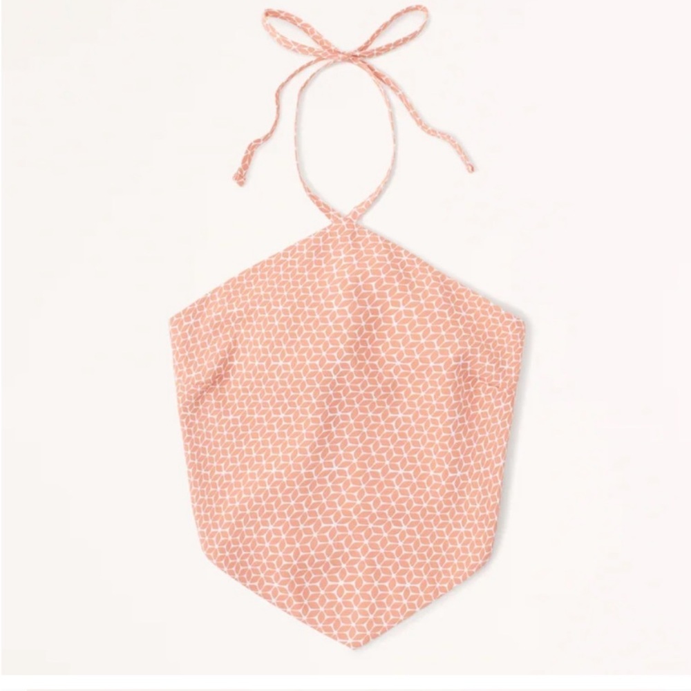 Abercrombie Scarf halter tie top (NEVER WORN)
